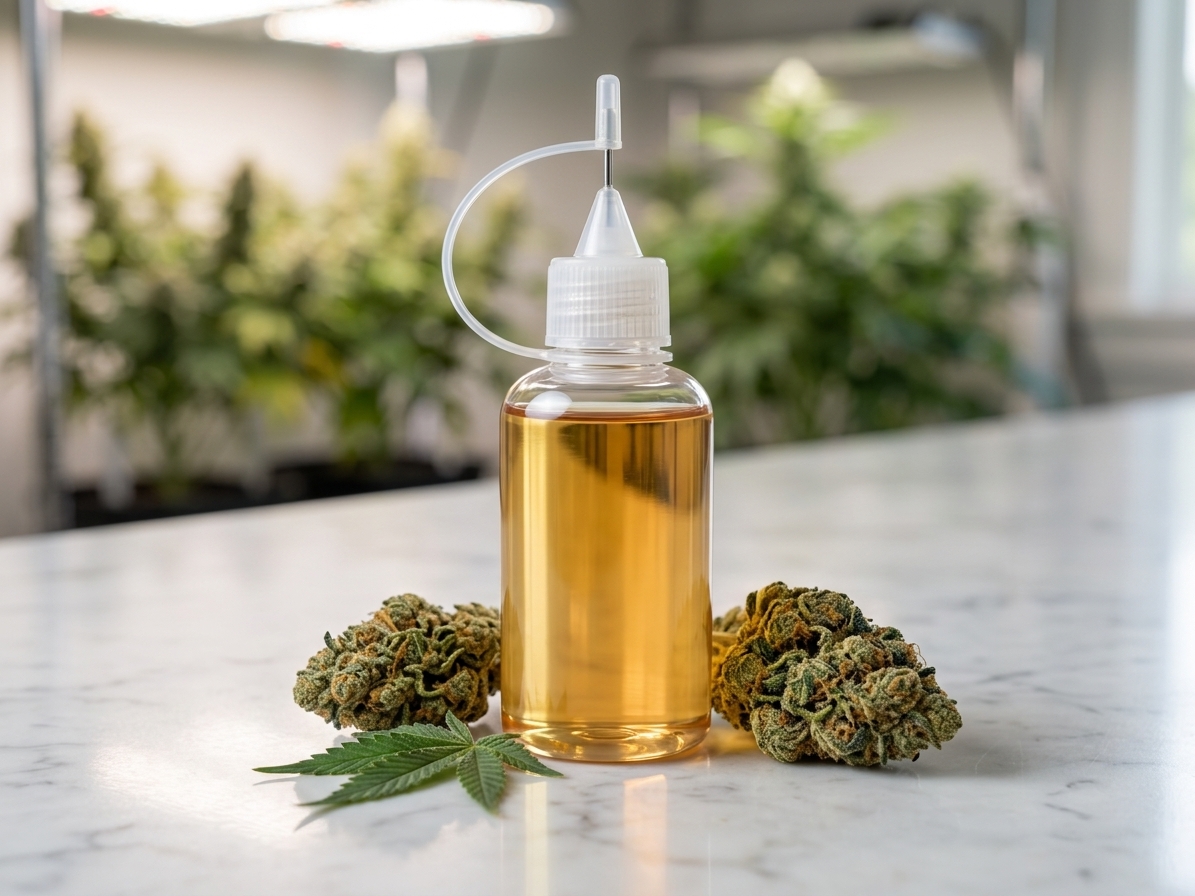 THC içeren esrarlı likit
